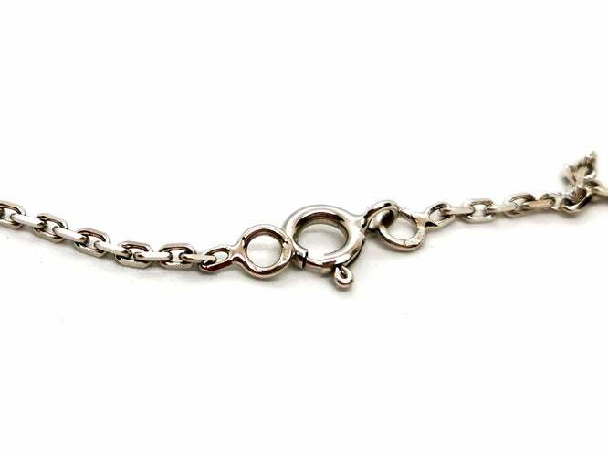 Collier Collier Maille forçat Or blanc 58 Facettes 1152874CD