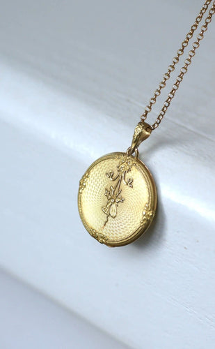 Pendentif Médaillon Ouvrant Guirlande Or jaune 58 Facettes