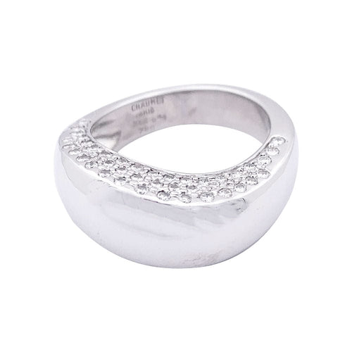 Bague 50 Bague Chaumet, "Valse", or blanc, diamants. 58 Facettes 33285