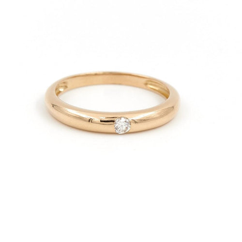 Bague 58.5 Bague Alliance Or jaune Diamant 58 Facettes 1806848CN