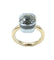 Bague POMELLATO. Collection Nudo classic, bague 2 ors et topaze blanche 58 Facettes