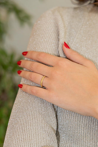 Bague 52 Bague Alliance Or jaune 58 Facettes 2739944CN