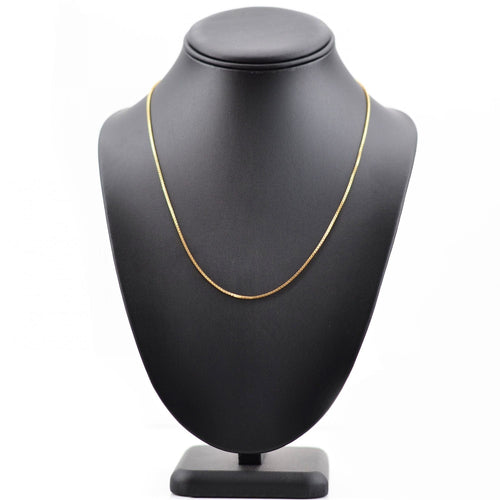 Collier Chaine maille cube or jaune 58 Facettes 15-037