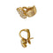 Boucles d'oreilles Boucles d'oreilles Cartier "Feuilles" or jaune et diamants. 58 Facettes 31697