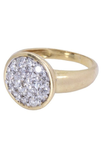 Bague 51 BAGUE PAVAGE DIAMANTS 58 Facettes 075271