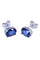 Boucles d'oreilles CLOUS D'OREILLES SAPHIRS 58 Facettes 068031