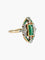 Bague 52.5 Bague Ancienne Emeraudes Diamants 58 Facettes