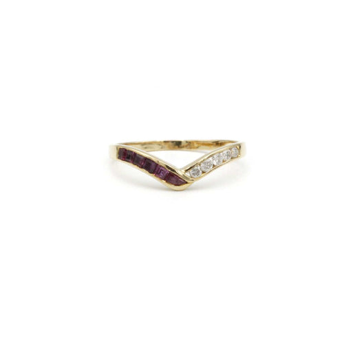 Bague Bague - Or, diamants & rubis 58 Facettes 230171R