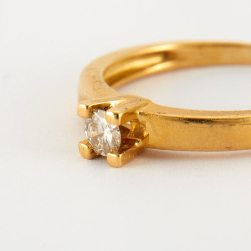 Bague 52 Bague en Or jaune & diamants 58 Facettes