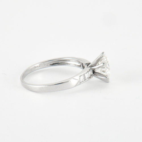 Bague 55 Bague en Or Blanc & diamants 58 Facettes