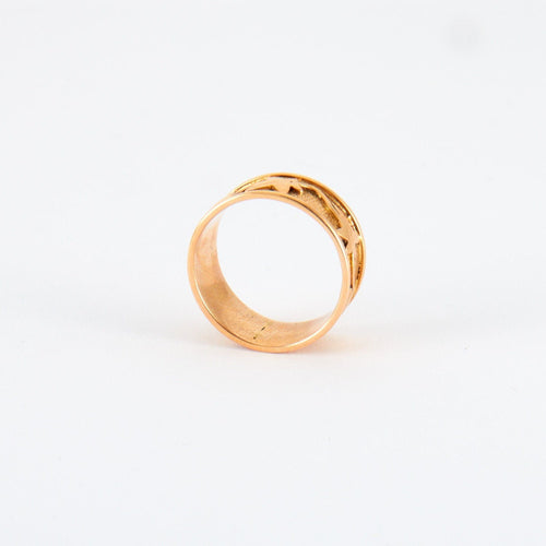 Bague 54 Bague Etoiles or jaune 58 Facettes