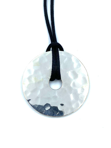 Pendentif DINH VAN. Pendentif Pi chinois argent 925 58 Facettes