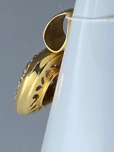 Pendentif Pendentif en or, améthyste, diamants 58 Facettes