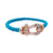 Bracelet Bracelet Fred, "Force 10", or rose et acier. 58 Facettes 32377