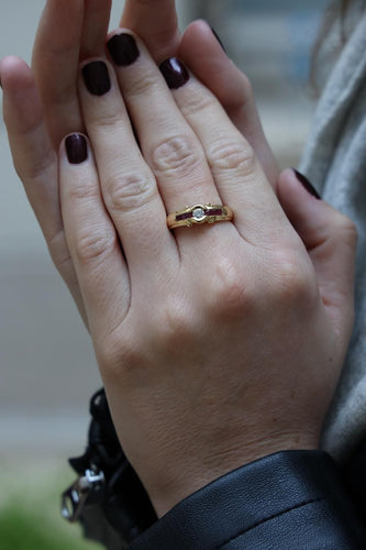 Bague 56 Bague Solitaire Or jaune Diamant 58 Facettes 1907939CN