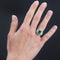 Bague 57 Bague art déco émeraude diamants 58 Facettes 22-403