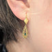 Boucles d'oreilles Boucles d'oreilles en or jaune et émeraude 58 Facettes 24963