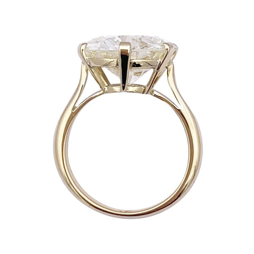 Bague 53 Bague solitaire, or jaune, diamant 7,59 carats. 58 Facettes 33405