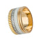Bague 57 Bague Boucheron, "Quatre White Edition Large", trois ors, céramique blanche, diamants. 58 Facettes 31693