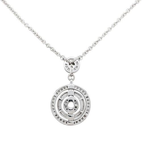 Collier Collier Bulgari "Concentrica" en or blanc et diamants. 58 Facettes 30790