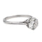 Bague 55 Bague Solitaire Or blanc Diamant 58 Facettes 2621604CN