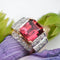 Bague Bague tank tourmaline et diamants 58 Facettes
