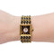 Montre Montre Chanel, "Mademoiselle", or jaune, cuir. 58 Facettes 32185