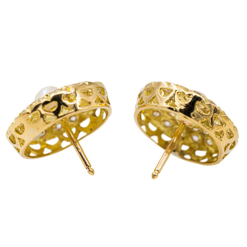 Boucles d'oreilles Boucles d'oreilles Or jaune Diamant 58 Facettes 2441317CN