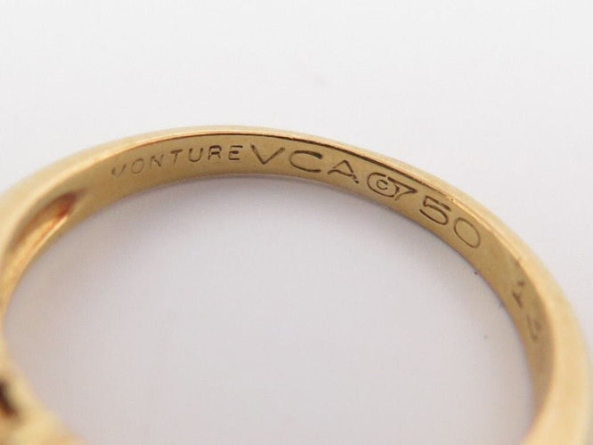 Bague 51 vintage bague monture VAN CLEEF & ARPELS sertie de 11 diamants 0.88ct t51 58 Facettes 250925