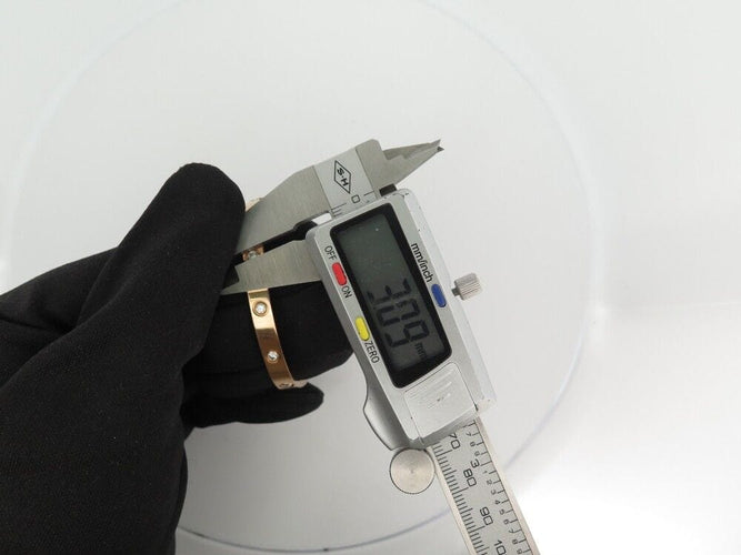 Bracelet bracelet CARTIER love 17 cm en or rose 18k 10 diamants 0.96 ct 58 Facettes 253427