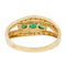 Bague 60 Bague Or jaune Emeraude 58 Facettes 2682323CD