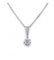 Collier Longueur : 53 cm. / Blanc/Gris / Or 750 Collier Or blanc Diamants 58 Facettes 210216R