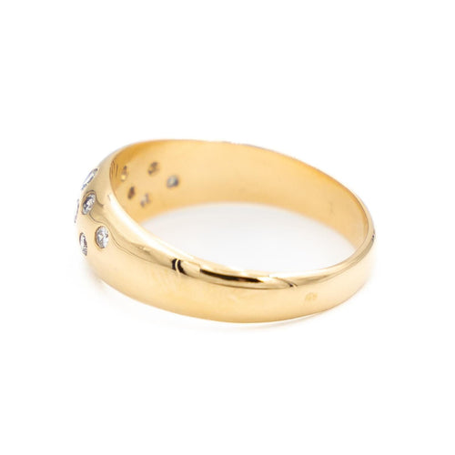 Bague 53 Bague Jonc Or jaune Diamant 58 Facettes 1589375CN