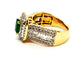 Bague 52 Bague Or jaune Emeraude 58 Facettes 1393412CN