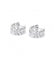 Boucles d'oreilles Blanc/Gris / Or 750 Boucles D'oreilles Or Et Diamants 58 Facettes R160208