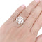 Bague 49 Bague marguerite diamants, platine. 58 Facettes 32928