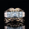 Bague 51 Bague or rose diamants ancienne 58 Facettes 22-299