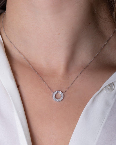 Collier Collier DINH VAN Cible Petit modèle en Or Blanc 750/1000 58 Facettes 62139-57979