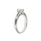 Bague 54 Bague solitaire Or blanc Diamant 58 Facettes 4114