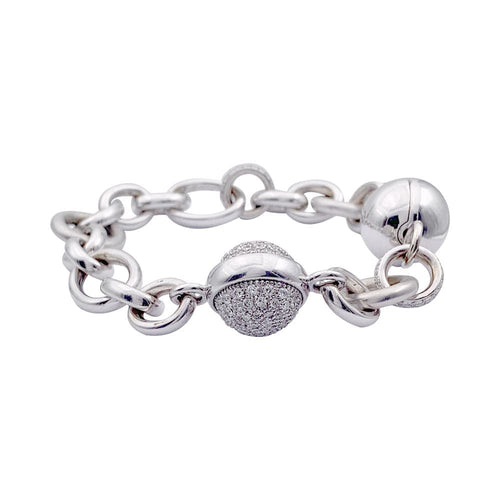 Bracelet Bracelet Pomellato or blanc, diamants. 58 Facettes 32209