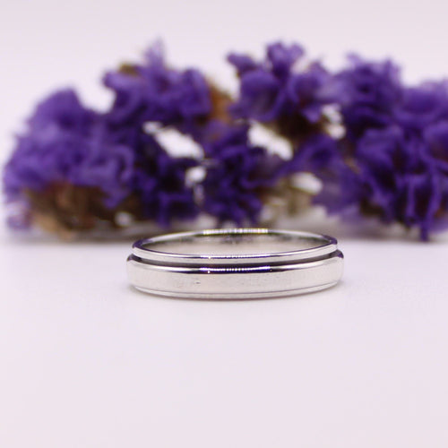 Bague Alliance PIAGET or blanc homme modèle Possession 58 Facettes