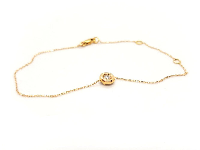 Bracelet Bracelet Or rose Diamant 58 Facettes 579014RV