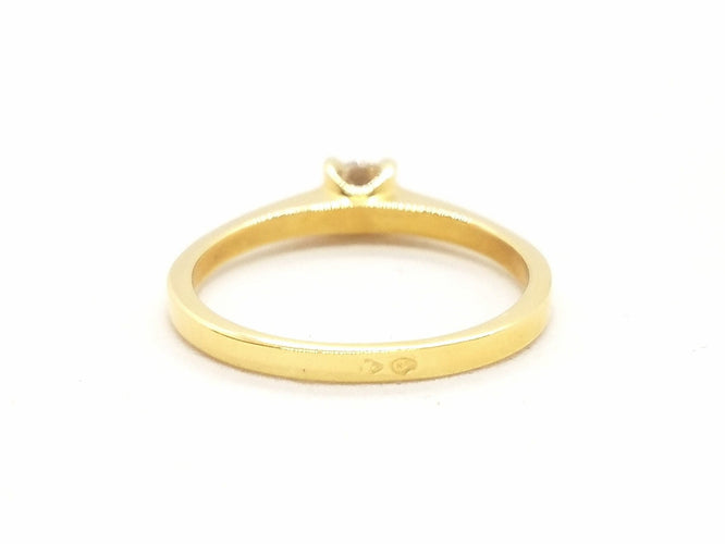 Bague 53 Bague Solitaire Or jaune Diamant 58 Facettes 578745RV