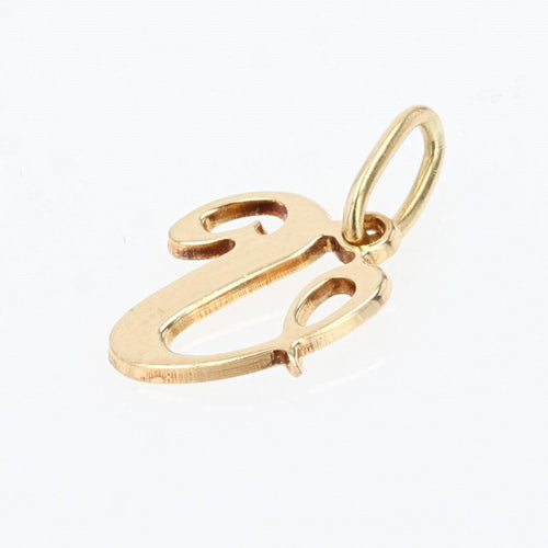 Pendentif Breloque en or lettre V 58 Facettes CVP35