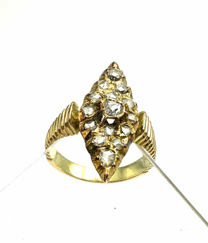 Bague 54 Bague "Figaro" Empire austro-hongrois 58 Facettes