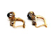 Boucles d'oreilles Boucles d'oreilles Dormeuses Or jaune Saphir 58 Facettes 1265916CD