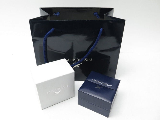 Bague 48 bague MAUBOUSSIN je le veux 5 rangs t48 49 or blanc 18k & diamants 58 Facettes 237061