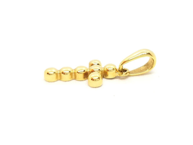 Pendentif Pendentif Croix Or jaune 58 Facettes 06556CD