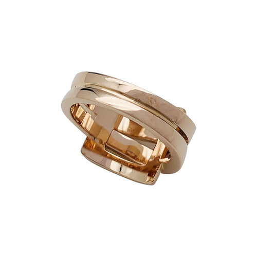 Bague 49 Bague Boucheron, "Déchaîné", or rose, diamants. 58 Facettes 30718