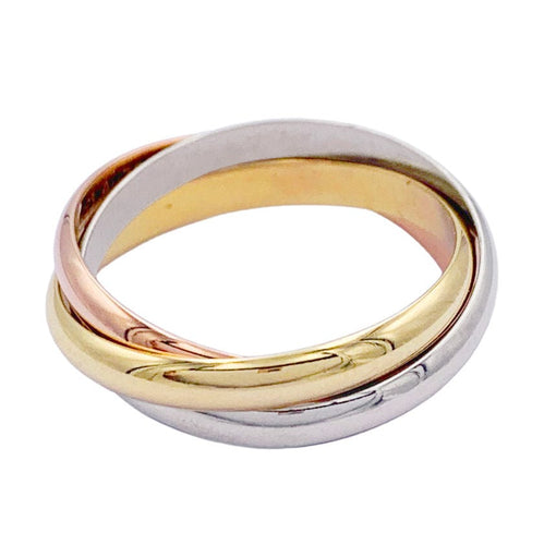 Bracelet Bracelet Cartier, "Trinity", 3 tons d'or. 58 Facettes 32580